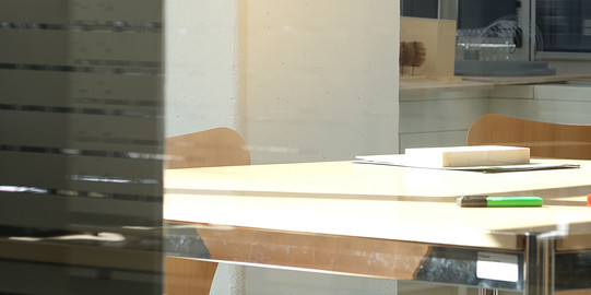 Lehrstuhl Tragkonstruktionen Ein Foto des Professorenraumes im Lehrstuhl Tragkonstruktionen